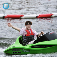 Nouveau modèle de bateau de karting électrique à eau Mini bateau de course à réaction Go-Kart à vendre