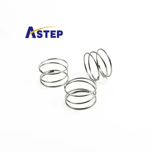 Long precision metal galvanized steel tension extension coil spring button lock torsion spring