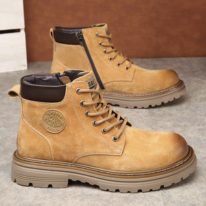 Stivali invernali da uomo spessi Sole abbigliamento da lavoro caldo e scarpe da trekking per alpinismo - Product Image 2