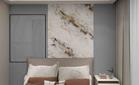 Panel de Pared con Textura de Madera Realista WPC, Acabado de Alto Brillo, Compuesto de Madera y Plástico para Decoración de Paredes de Recepción de Hoteles de Lujo
