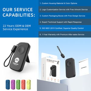 Banco portátil PD22.5wdel poder 10000mah del cable incorporado banco inalámbrico del poder del cargador del tenedor del teléfono - Product Image 6