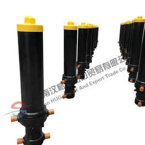 Front End Dump Truck Hydraulic Oil Cylinder with 3 Stage 7 Stage for Dumper