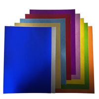 Papier spécial A4 Sentao, feuilles de carton métallisé, carton miroir, recyclable, pâte de bois, personnalisable, impression à l'écran, arts