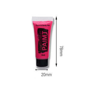Pintura Corporal Fluorescente que Brilla en <span class=keywords><strong>la</strong></span> Oscuridad, 6 Colores, para Rostro y Cuerpo, Ideal para Fiestas y <span class=keywords><strong>Halloween</strong></span> - Product Image 3