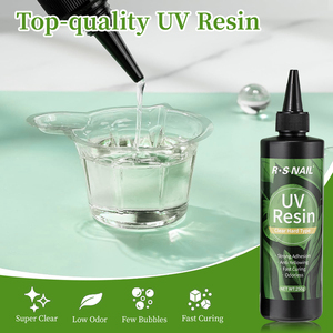 Ransheng Miễn Phí Mẫu 30G UV Nhựa Cứng Cao Trong Suốt Nhanh Chóng Chữa Nhựa UV Cho DIY Keychain - Product Image 4