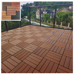 Hiện đại <span class=keywords><strong>WPC</strong></span> sàn gạch <span class=keywords><strong>DIY</strong></span> Composite decking cho ngoài trời terrasse decking gỗ nhựa vật liệu composite - Product Image 4