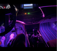 Lumière ambiante d'ambiance colorée USB LED bande lumineuse décorative intérieure lumière LED intérieure de voiture