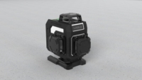 Niveau laser rotatif automatique à 16 lignes, faisceau vert, 360 degrés, structure horizontale et verticale, avec batterie au lithium