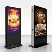 Totem WiFi per Esterni, Display Pubblicitario Digitale Portatile per Stazioni degli Autobus, Chiosco con Segnaletica Digitale e Schermi per Esterni