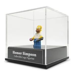 RAY YI Custom Clear Acryl Arbeits platte Sammlerstücke Vitrine für Lego Figuren Action figur Hot Wheel