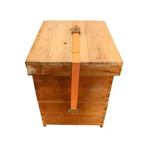 全套华冷杉木浪板蜂箱包括外盖 + 内盖 + 蜂蜜夜宵 + 深蜂箱身体 + 底板