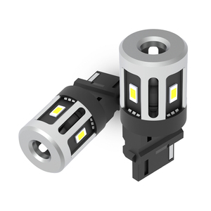Leishen bombillas LED de luz trasera de freno 3156 3157 bombilla LED blanco <span class=keywords><strong>amarillo</strong></span> T20 1156 1157 luces de estacionamiento de señal de freno de parada trasera - Product Image 1
