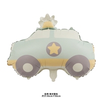 Ballons en feuille de couleur mate mat avion ours dinosaure arc-en-ciel voiture ballons hélium pour enfants décoration de fête d'anniversaire