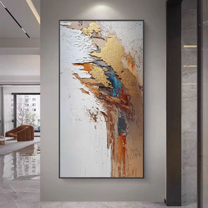 Trừu tượng vẽ tay sơn dầu cao cấp treo bức tranh ý dao vẽ nổi khung cho vải tường nghệ thuật trang trí - Product Image 2