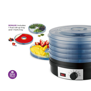 <span class=keywords><strong>Deshidratador</strong></span> de Alimentos Eléctrico de 350W con Capacidad de 15L y 5 y 8 Capas para Secar Frutas, Verduras y Golosinas para Mascotas - Product Image 3