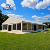 Tente chapelle transparente en PVC pour exposition, mariage, culte extérieur et retraite spirituelle - Auvent durable et imperméable