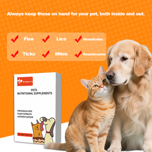 Compresse Svermianti con Estratti Vegetali per Cani e Gatti - Integratori Nutrizionali per la Cura Quotidiana - Forniture Professionali per la Salute degli Animali Domestici - Product Image 4