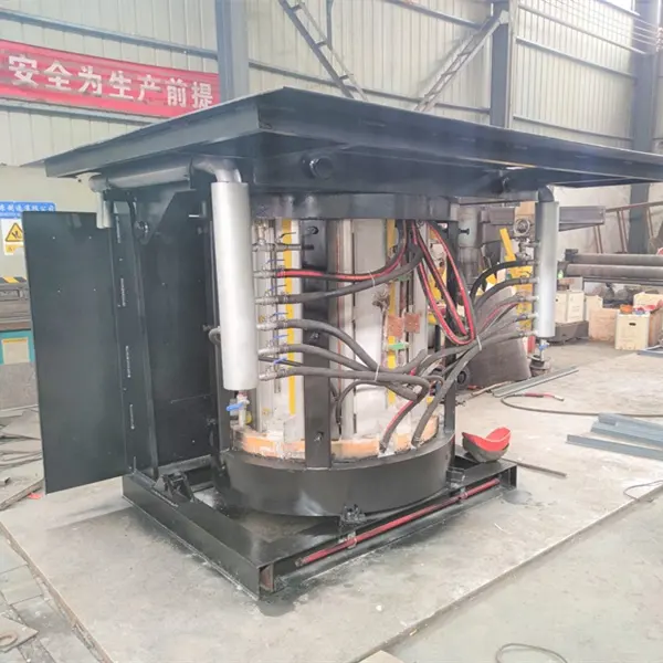 3 ton steel shell melt Ferro Tungsten induction melting furnace