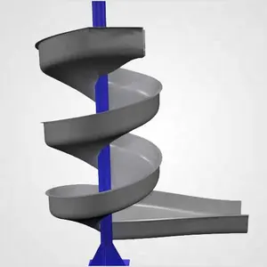 L'usine fournit directement des convoyeurs de goulotte en spirale de trieuse à courroie croisée personnalisée