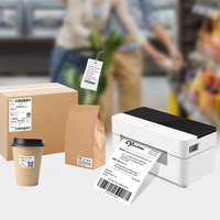 Imprimante d'étiquettes d'expédition Xprinter XP-D463B BT USB, imprimante d'étiquettes thermiques d'adresse, imprimante d'étiquettes de code-barres 4X6, fabricant d'étiquettes à haute vitesse