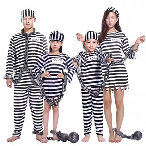 Vente chaude <span class=keywords><strong>Prison</strong></span> <span class=keywords><strong>Break</strong></span> Convict Adult & Child Costume Comprend des costumes pour Stag Fancy Dress Halloween! - Product Image 1