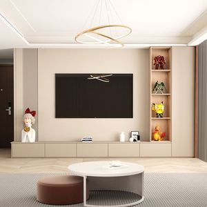 Modern LED <b>Wall</b>-<b>Mounted</b> <b>TV</b> Cabinet <b>for</b> Living Room and Hotel Use Luxury Design <b>TV</b> Unit - Product Image 3