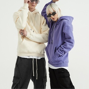 เสื้อกันหนาวมีฮู้ดสำหรับผู้ชายผู้หญิงสีชมพู - Product Image 3