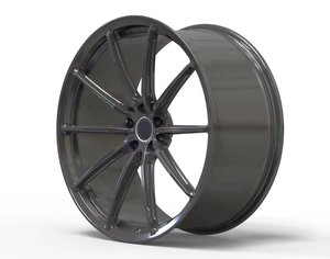 ล้ออัลลอยด์ฟอร์จใหม่ 5x112 ขอบเว้า 19" 20-22" 5x120 PCD ลายหลายก้าน สไตล์สปอร์ต สีทอง/ดำด้าน 5x114.3 อลูมิเนียมอัลลอยด์ - Product Image 2
