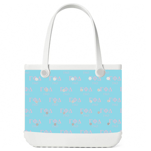 Custom Gamma Phi Delta Beach Bag Sorority Fraternity Tote Bag for Beach Pool Boat Sports Lightweight