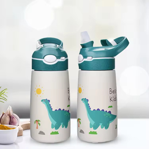Borraccia Termica <span class=keywords><strong>per</strong></span> Bambini con Beccuccio a Forma di Anatra, Bottiglia d'<span class=keywords><strong>Acqua</strong></span> Portatile in <span class=keywords><strong>Acciaio</strong></span> Inossidabile - Product Image 2