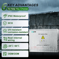 Boîtier de Combinaison Métallique CNLONQ 14 entrées 1 sortie pour Panneaux Photovoltaïques DC1000/1500V, Étanche IP65 pour Systèmes Solaires Connectés au Réseau