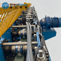 Ligne de production de volets roulants automatiques à grande vitesse contrôlée par PLC GrandForce, machine de formage de volets roulants sur mesure, production de lames en acier