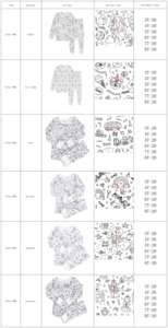 Piyama Anak Siap Kirim dengan Spidol, Set Piyama DIY untuk Anak Perempuan dan Laki-laki - Product Image 3