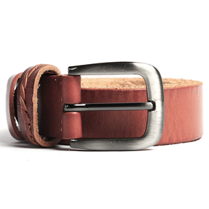 Cintura <span class=keywords><strong>in</strong></span> Vera <span class=keywords><strong>Pelle</strong></span> di Vacchetta Fatta a Mano, Vintage, di Marca Famosa, con Fibbia di Lusso, <span class=keywords><strong>in</strong></span> <span class=keywords><strong>Pelle</strong></span> Pieno Fiore per Uomo - Product Image 5