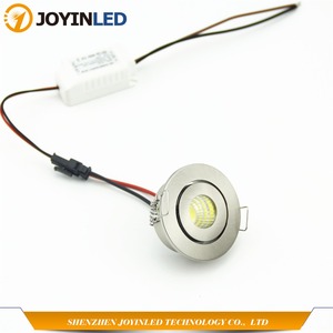3W <span class=keywords><strong>Mini</strong></span> Cabinet COB Lights Nickel Couleur Diamètre 50mm Led Cabinet cob spotlight - Product Image 4