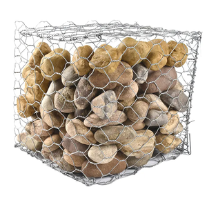 Boîte de panier de maille de Gabion plongée à chaud Cages en <span class=keywords><strong>pierre</strong></span> de fil de fer pour clôture de mur de soutènement de jardin Type de bobine de fil barbelé disponible à la vente - Product Image 6