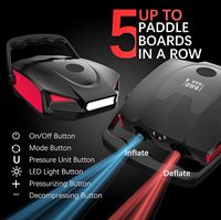 Pompe à air filaire étanche 120W DC12V pour kayak, tente gonflable, ballon de yoga, lit pneumatique, souffleur pour allume-cigare, planche à pagaie SUP