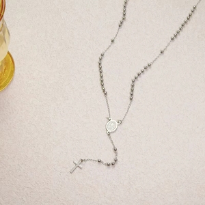 Collane da Donna all'Ingrosso con Croce in Acciaio Inossidabile, Gioielli Religiosi Vintage di <span class=keywords><strong>San</strong></span> Benedetto per Sacerdoti Cristiani Cattolici - Product Image 5