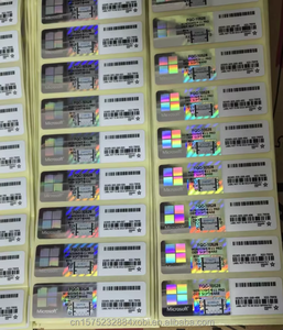 DHL Express/fedex <strong>Free</strong> Shipping Professional Original Equipment Manufacturer License Key Sticker <strong>Code</strong> Stock Silver Label Win 11 - Product Image 4