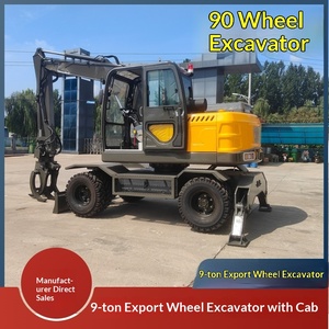 Excavatrice à roues de type 90 exportée au Moyen-Orient, excavatrice à roues pour travaux d'ingénierie, grappin pour bois, usine d'excavatrices à roues - Product Image 1