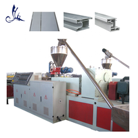 Panneau de panneau creux en plastique PVC, ligne d'extrusion de profil, pour décoration de plafond en marbre, haut de gamme, d'angle, perle en plastique