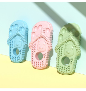 Juguete Ecológico para Perros, Resistente e Irrompible, de TPR, para Morder, Limpiar los Dientes, Multicolor, con Forma Divertida - Product Image 1