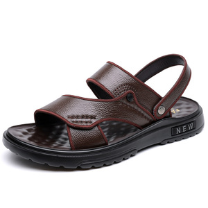 Sandales à lanières croisées pour hommes, chaussures de plage décontractées, marron, semelle épaisse, imperméables, antidérapantes, taille adulte 40 - Product Image 5