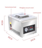Machine de mise sous vide industrielle électrique DZ-260 pour aliments secs et humides, textiles, film, pour conserver la fraîcheur, utilisation sur table