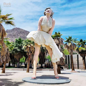Escultura de <span class=keywords><strong>Marilyn</strong></span> <span class=keywords><strong>Monroe</strong></span> de Tamaño Real Personalizada en Fibra de Vidrio y Decoración de Escultura de Cuerpo Humano - Product Image 1