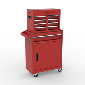 Combinazione rossa <span class=keywords><strong>classica</strong></span> all'ingrosso della fabbrica con la maniglia del cassetto armadietto degli attrezzi nero - Product Image 1