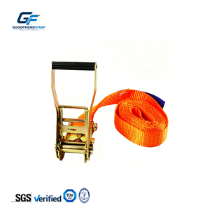 Correa de trinquete de <span class=keywords><strong>2</strong></span> pulgadas sin ganchos, con mango de plástico, para amarre de carga - Product Image 2