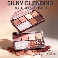 Palette de maquillage personnalisée, palette de maquillage mate sur mesure, palette de maquillage longue durée, mélange luxueux multi-usages, palette de maquillage éclatante