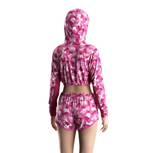 UPF50 + UV das mulheres Protegido Colheita Top Camisa de Pesca de Manga Longa Respirável Ventilado Side Mesh 100% Poliéster para a Pesca do Rio - Product Image 4