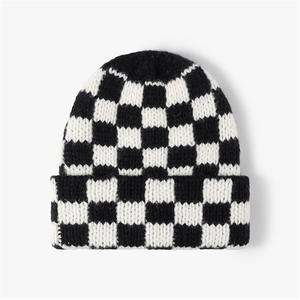 Gorros de Invierno Tipo Beanie, Unisex, para Cabezas Grandes, con Diseño a Cuadros, Impermeables, Color Caqui, con Capucha, de Mezclilla - Product Image 4